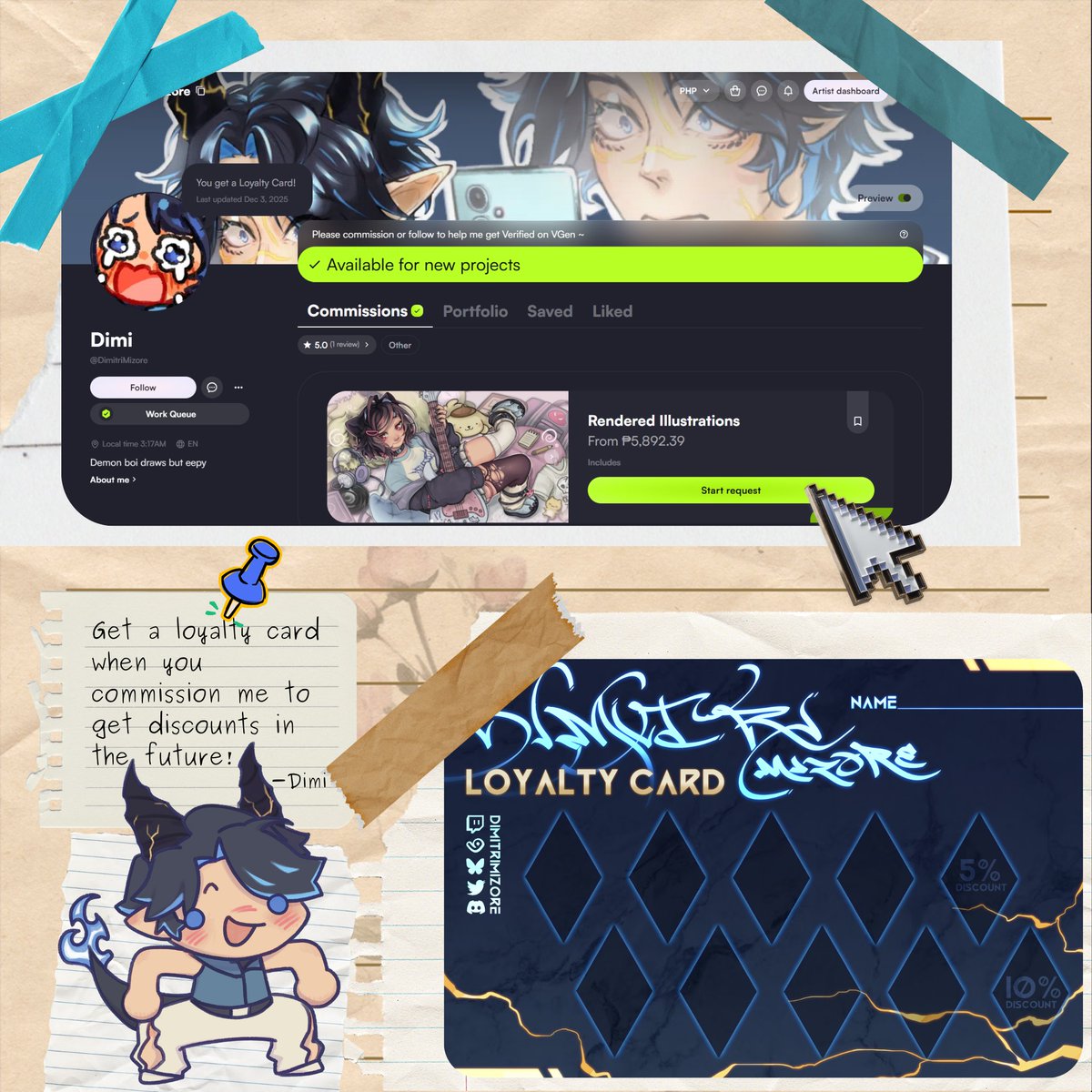 Dimitri🌙❄🌟 VGEN COMMS OPEN(3/5) tweet media