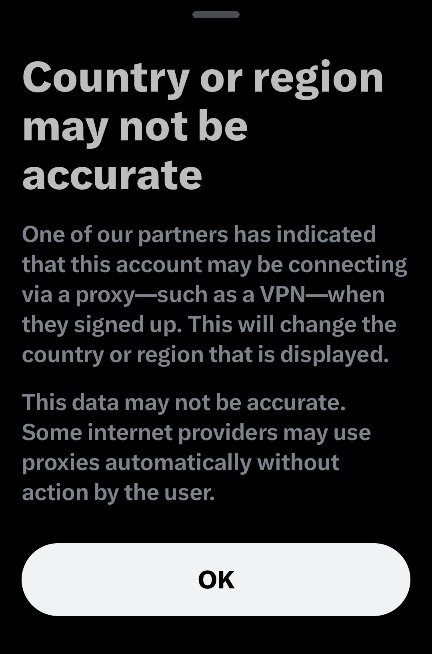 Many do! That's actually not even a new thing. What they didn't realize is that twitter was going to show how you got on the app, and that it'll show you're using a VPN.
It's not unusual for a SW to use a VPN at all but if the app store is thousands of miles away and she's not