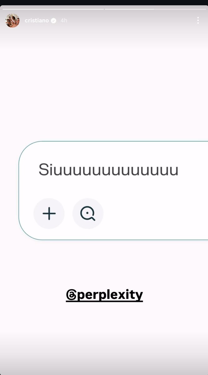 MostroGrowth's tweet image. How many millions of dollars did #perplexity pay to #CristianoRonaldo?