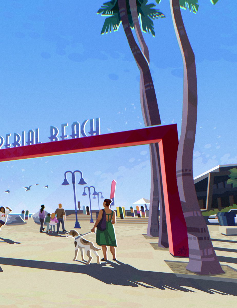 I love painting environments.💕