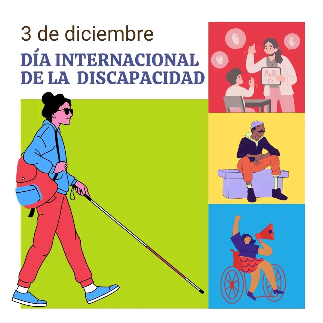 Día Internacional de las Personas con Discapacidad

 Este año con el lema: "Fomentar sociedades inclusivas para impulsar el progreso social", con el  compromiso de construir sociedades más justas, equitativas y sostenibles.