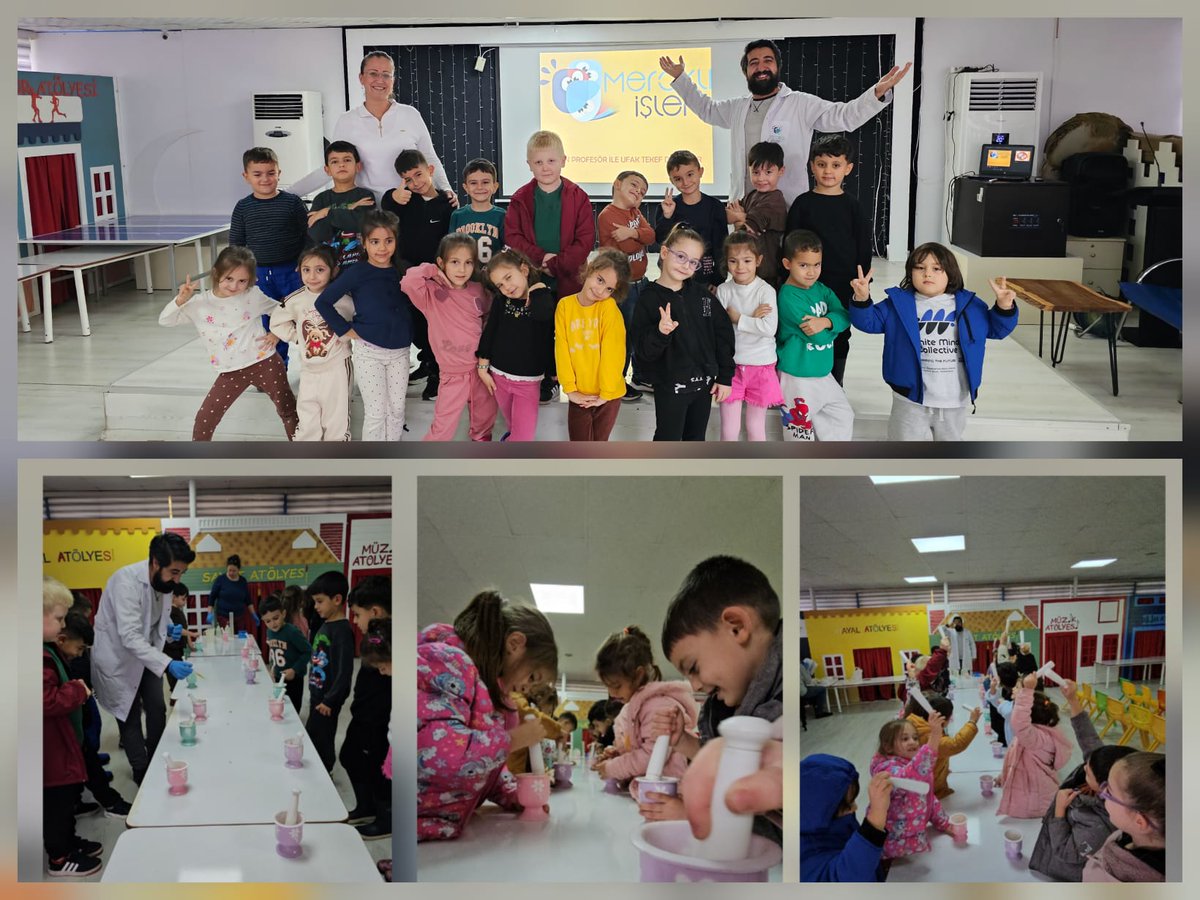 Meraklı İşler Atölyesinde ÇILGIN PROFESÖR İLE DOGAL ODA PARFÜMÜ yapımı... Tüm 5 Yaş grubu çocuklarımız ile...
Önce güzel sunum, ardından okul bahçemizde  bir minik gezi sonrasında  oda parfümü yapımı... Teşekkürler <a href="/merakliisler/">Meraklı İşler</a>