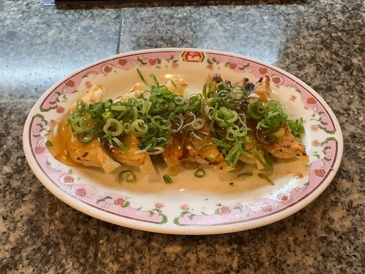 macchan_0616's tweet photo. 餃子の甘酢がけ https://t.co/f62E8nQEuf