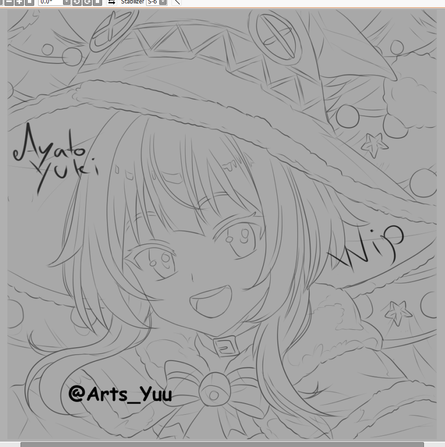 Arts_Yuu's tweet photo. Sketch of a commission I'm working on.

#arte #digitalarte #illustration #draw #Drawing #paint #ilustraçao #artwork #desenho #desenhando #artedigital #artist #anime #games #jogos #Sketch #woman #mulher #wip #konsuba #megumin #workinprogress #Commission #Christmas #natal #art #uwu https://t.co/Ko1x1MjpnA