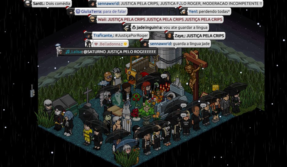 Queremos justiça!! Crips está de LUTO !!  ASS@SSINAT@!! #JUSTIÇAPORROGER <a href="/cripsbando/">QG Crips</a> <a href="/cripsbando/">QG Crips</a> <a href="/CripsMkt/">Crip Forever</a> <a href="/MeuHabblet/">Habblet</a>