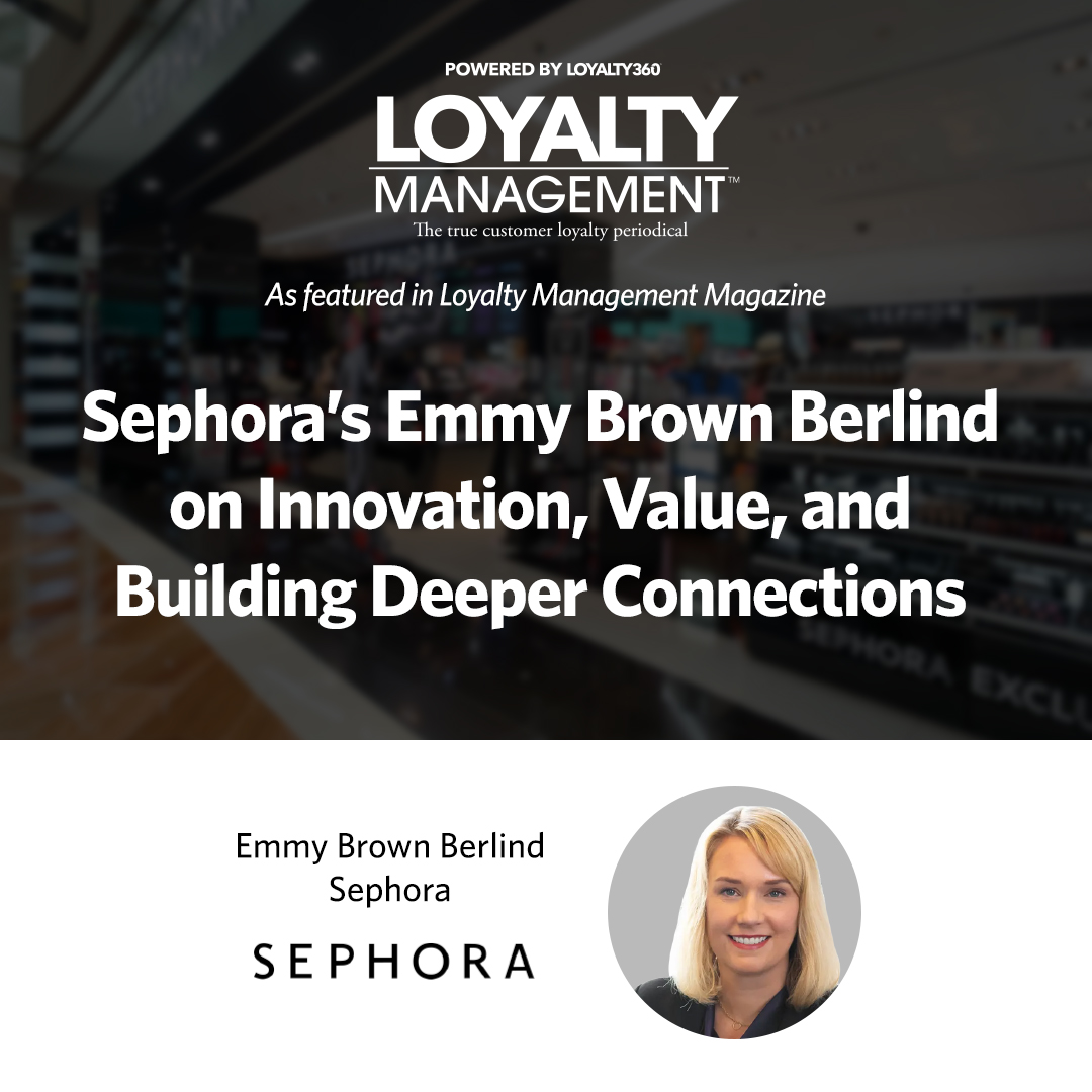 New issue alert! 🚨

Q4 Loyalty Management features Sephora’s Emmy Brown Berlind sharing how the brand elevates emotional loyalty, personalization, and Omni-channel value for 44M+ Beauty Insider members.

Read now ➝ ow.ly/Vwm550XBvOC

#CX #LoyaltyPrograms #RetailLoyalty
