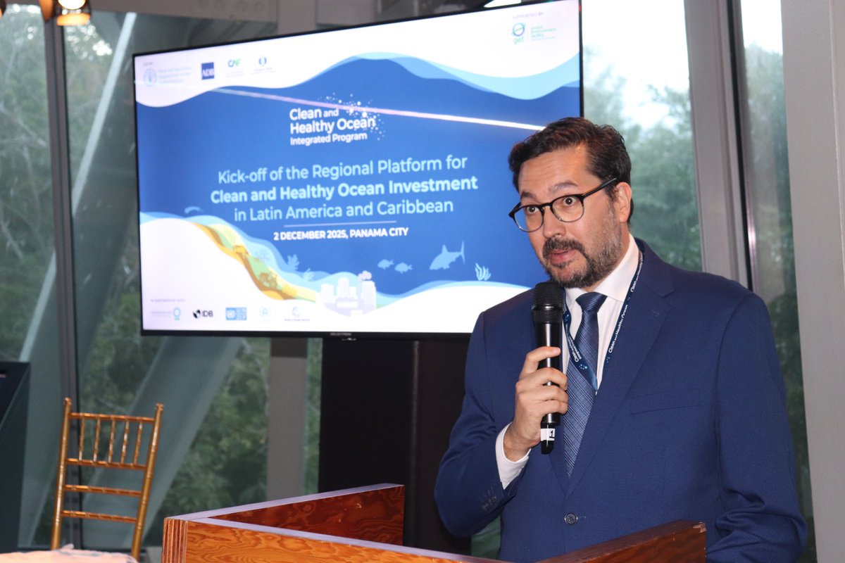 AgendaCAF's tweet image. 🇵🇦 In Panama City, CAF launched the Regional Investment Platform for Clean and Healthy Oceans, within the framework of @theGEF  Integrated Program on Clean and Healthy Oceans, led by @FAOAmericas  and with the participation of Panamanian authorities and Multilateral Development…