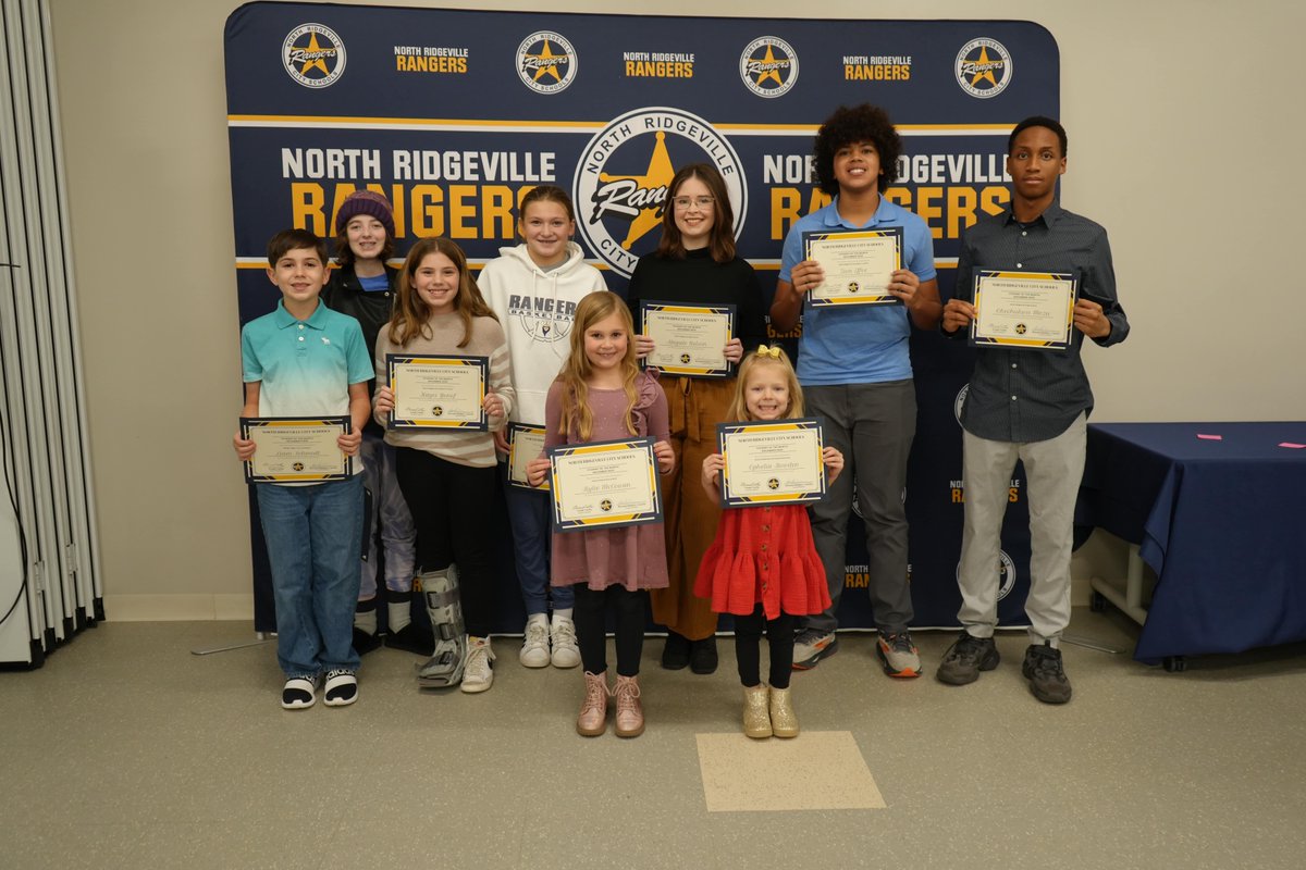 NRCSRangers's tweet photo. Big celebrations at last night’s Board of Education meeting! 🎉

We honored our November Students &amp; Staff of the Month and several staff members were awarded grants from the Endowment Funds Committee to support innovative projects and programs! Congrats to all! 👏 https://t.co/nZGrX721bW