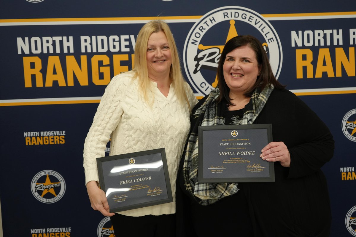 NRCSRangers's tweet photo. Big celebrations at last night’s Board of Education meeting! 🎉

We honored our November Students &amp; Staff of the Month and several staff members were awarded grants from the Endowment Funds Committee to support innovative projects and programs! Congrats to all! 👏 https://t.co/nZGrX721bW