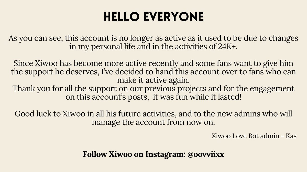 xiwoobest's tweet photo. With all the love - Kas :) https://t.co/v7DzHMVMHJ