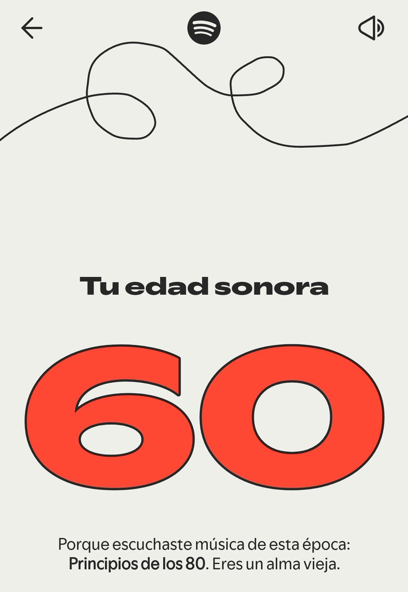 Como así que 60 años, te recontra pasaste Spotify Wrapped 🫠