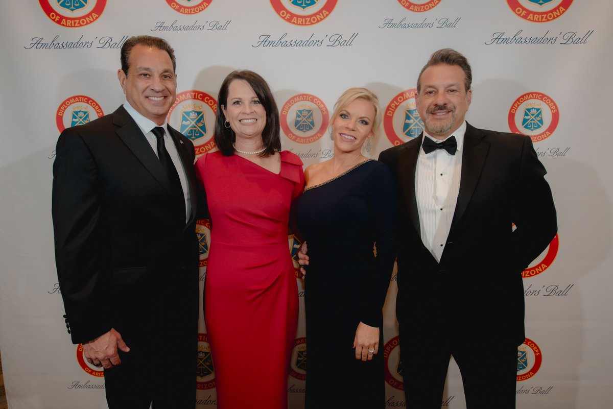 diplomaticAZ's tweet photo. Before the holiday rush, save your seat at Arizona’s premier diplomatic event -- the 35th Annual Ambassadors Ball: A Knight in Kazakhstan on Feb 21, 2026. Enjoy culture, cuisine &amp; global connections—all supporting @Thunderbird scholarships. RSVP at https://t.co/xPBvAGfJnV 🌍✨ https://t.co/qMwSFPKt2N