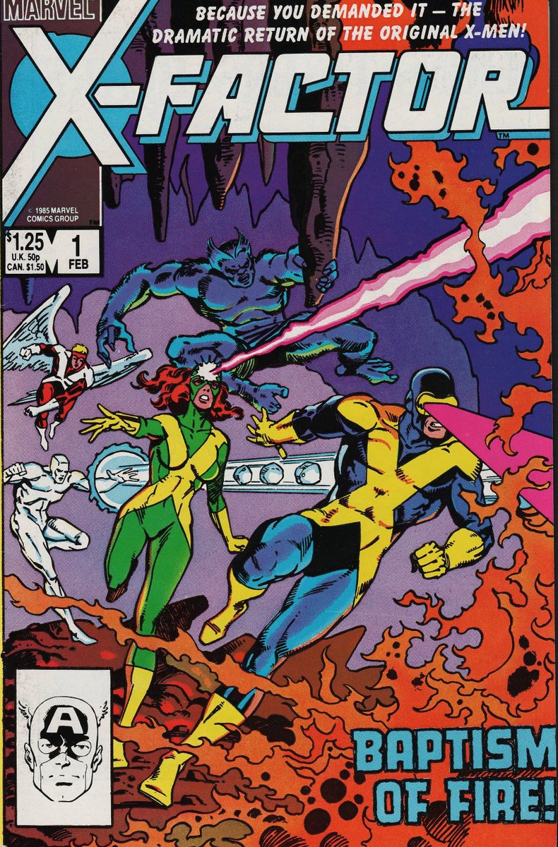 ComicFirsts's tweet image. 📅 On this day in Marvel history (Dec 3, 1985):  
*X-Factor #1* launched a new era for the X-Men! 🔥  

Cyclops, Jean Grey, Beast, Iceman &amp;amp; Angel reunited as the original team—now under the banner of X-Factor.  

#MarvelComics #ComicHistory #FirstIssue #XFactor