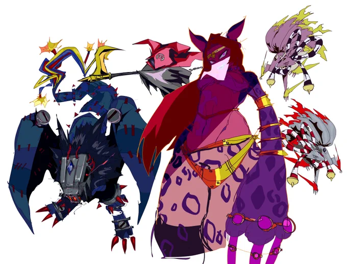 reposting some digimon art because time stranger put me in the mood