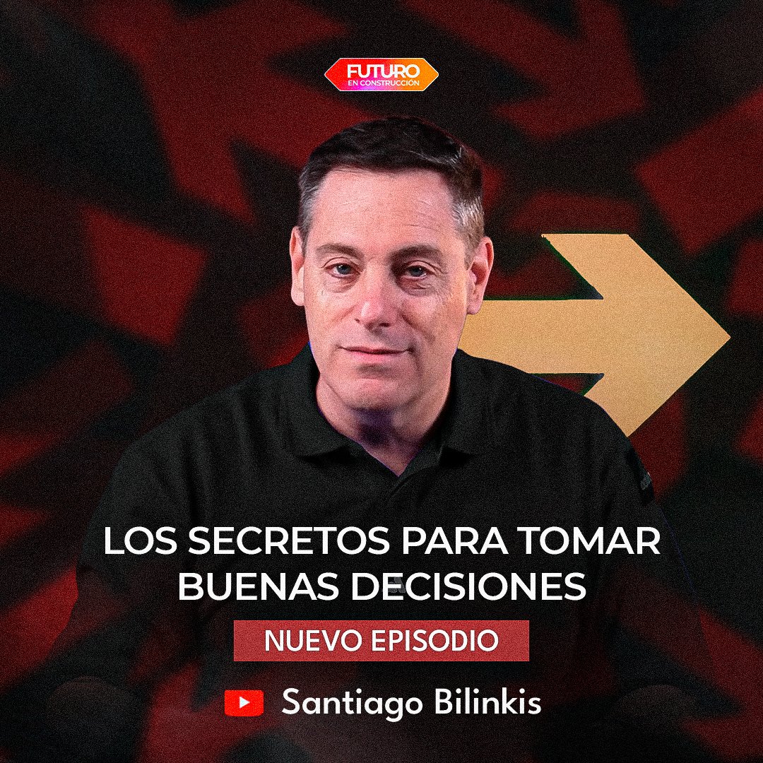 bilinkis's tweet photo. Este episodio es muy especial para mí, tal vez el más importante de todos los que hice. Porque condensa 50 años de aprendizajes, de aciertos y de errores sobre un tema que me fascina y que es crucial para nuestra vida: cómo tomar buenas decisiones. 

Es largooooo. Lo sé. Pero creeme que si le das la chance está repleto de cosas que te van a servir mucho. Quizás tengas que hacer pausas para ir digiriendo algunas de las ideas más importantes. Estoy convencido de que va a valer la pena. Espero que lo disfrutes y te sirva, tanto como el trabajo que puse en hacerlo.

Acá va el link para que puedas verlo: https://t.co/ENsrCvWF5q