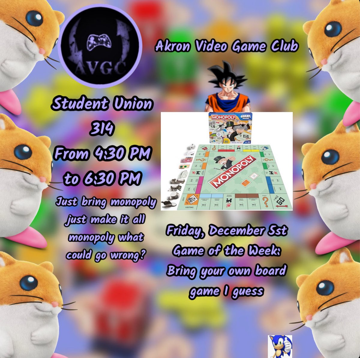 AkronClub's tweet photo. -and people would just play monopoly and it would be never ending monopoly and maybe someone will bring jenga but that’s not a board game is it? It doesn’t have a board in it so is it fair to include that? Meh I don’t care bro just bring whatever you have or just bring book idk https://t.co/mkh7bGGpFQ