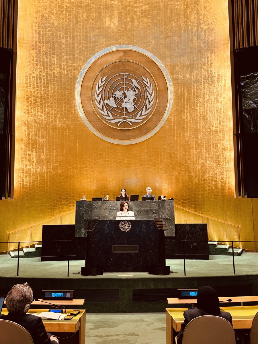 “There will be no just peace in Ukraine without the unconditional return of Ukrainian children. This resolution is not about politics. It is about humanity” - my main message to the UNGA #bringkidsback #UNGA #StandWithUkraine