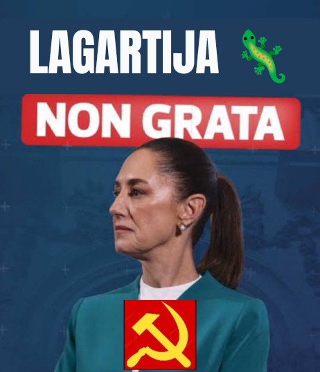Tan incongruente es la 4t que exaltando el nacionalismo y a los pueblos originarios, hicieron presidente a una mujer que no tiene una gota de sangre mexicana, y encima es judía y comunista.

Pfffff !!
#Morenarcos