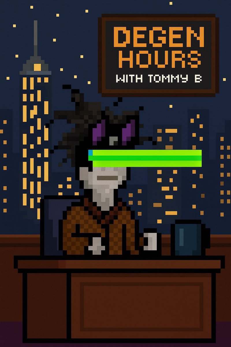Thank you all for making me the leading late night CT space host for independent and objective reporting. 

Sponsor the show: 

$SOL Exjwp8Q6Ji2nHzsZSXQbo5RWPWPN9Tm1NB3fhKFvPLmD 

$ETH 
0x098FFC9AE297Cae62F902cFEd4b3bC79Bb106f88