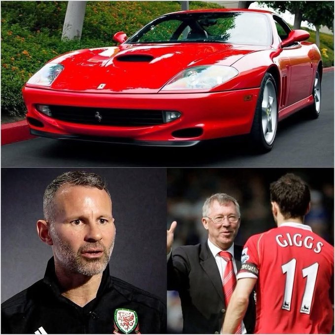 🚨🎙️ Ryan Giggs: I was barely 21 years old when I bought a red Ferrari 550 Maranello.
It was the first expensive thing I had ever bought after reaching the top at a young age. 

But I couldn't enjoy it, I hid it. I parked it two blocks away from the training ground, and I only