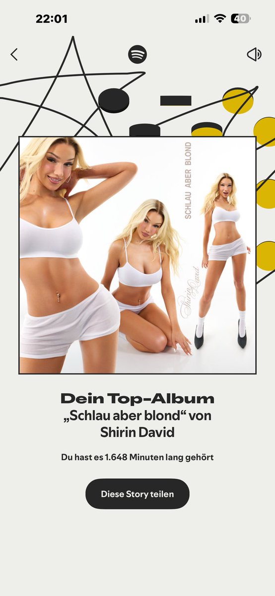 schlau aber blond meine damen und herren 🫰🏽💕 <a href="/ShirinDavid/">Shirin David</a>