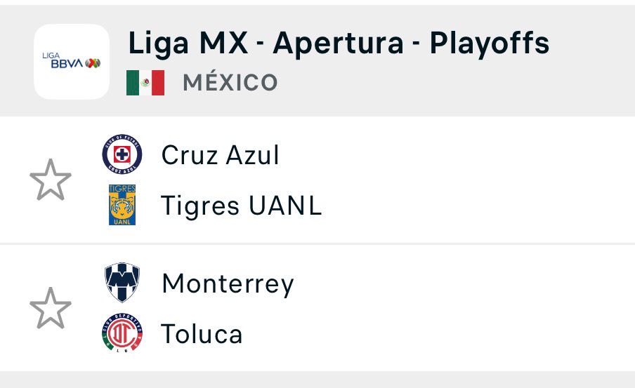 No sabes que meter en las semifinales de la liguilla de LIGA MX 🇲🇽

t.me/+lLYeawmW5RM4Z…