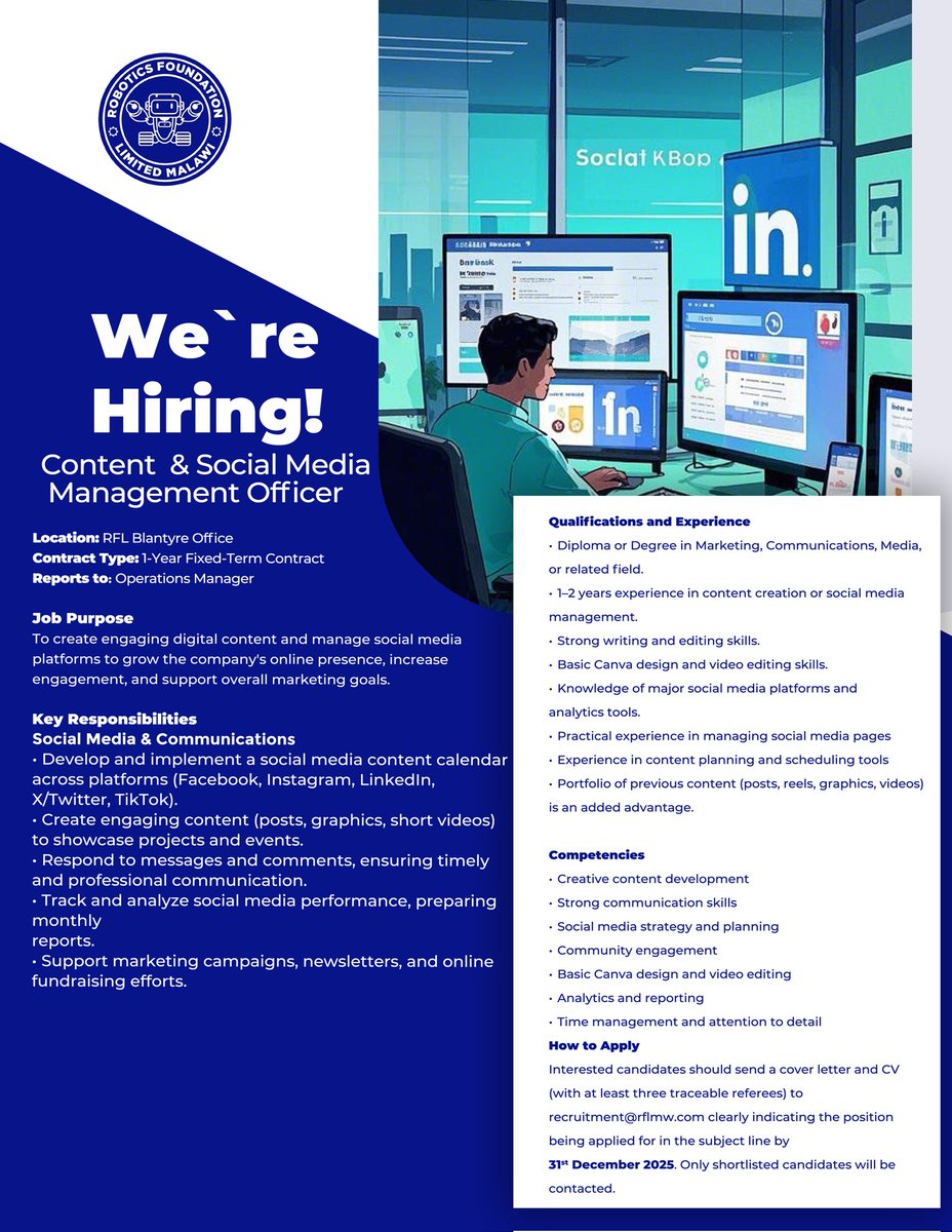 Robotics Foundation Malawi tweet media