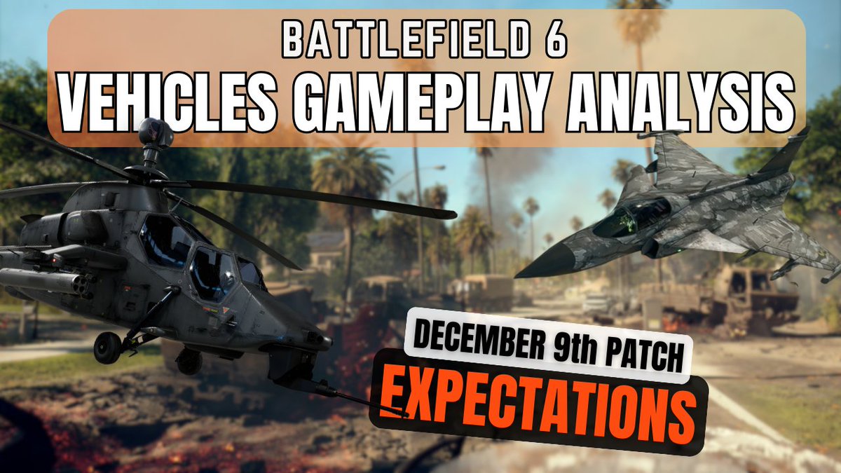 New Video on the Tube!

A bit of an analysis on the state of vehicles gameplay in Battlefield 6.

🔗youtu.be/wiz9kDdKea0