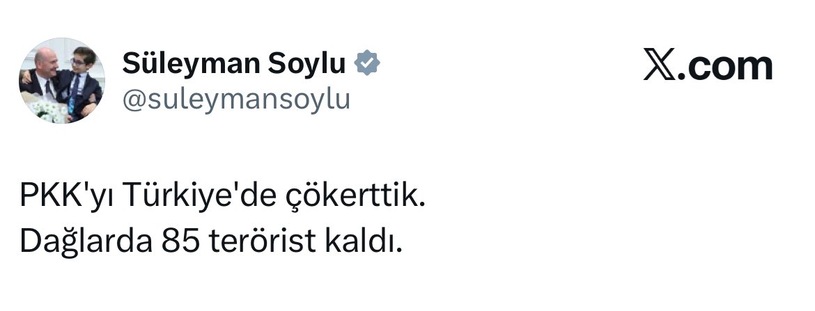 E hani 85 tane kalmıştı?