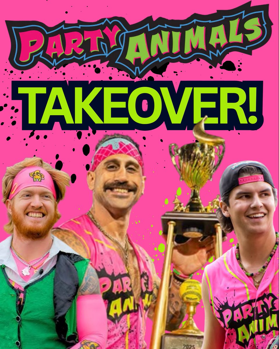 Get ready… It’s Party Time!! 
3 Champions join us LIVE to discuss the Championship, the Draft, and Why the Party Animals are so good!! 

Can’t wait to talk to Coach Vava, Dalton Ponce, and Dustin Baber!!

Live at 7:30 PM EST on our YouTube channel!