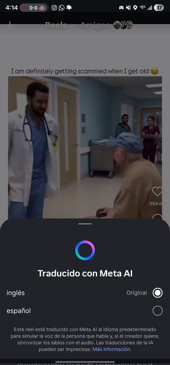 BerghainG's tweet photo. @Meta stop translating my fucking videos! I speak english! Its not my fault there r stupids than dont speak english! 😡😡😡 https://t.co/5bXCUbCnFD