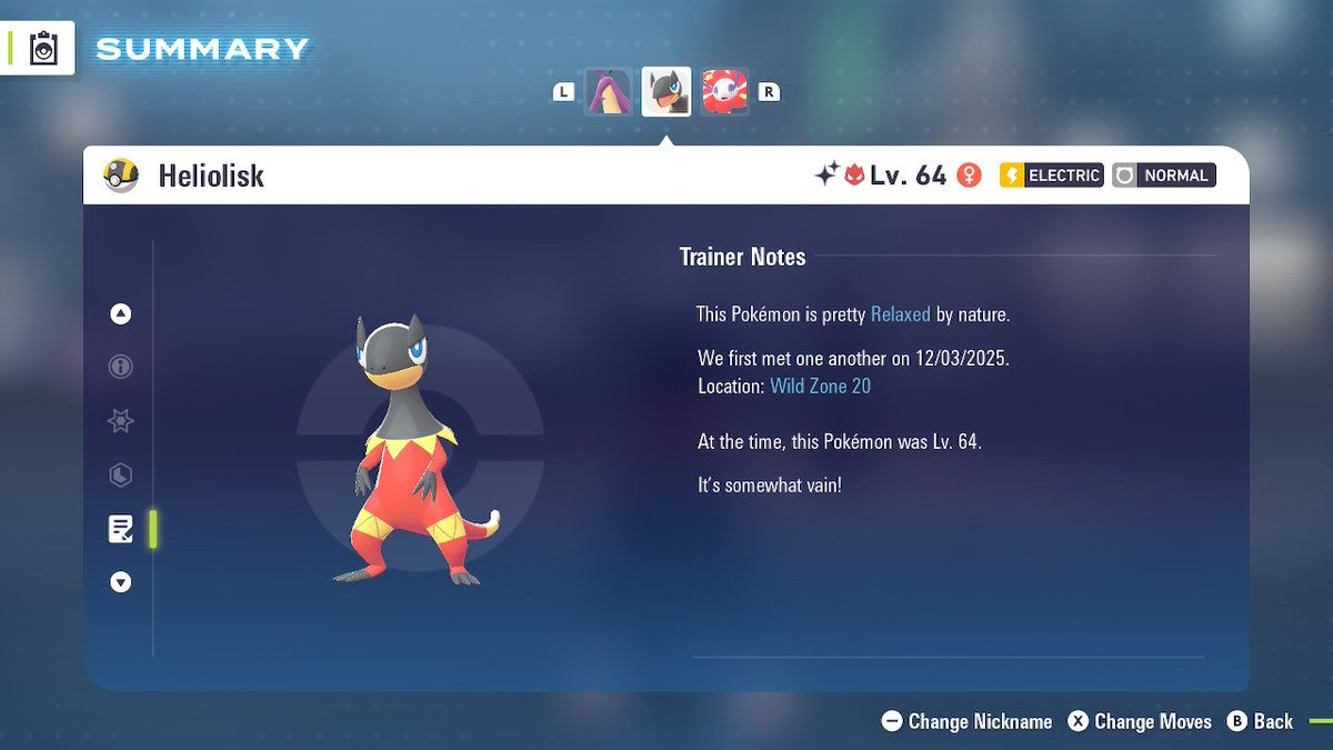 SH_Stain's tweet photo. Full Odds Shiny Alpha Heliolisk after only 216 Alpha encounters on Phase 2 for Shiny Dragonite from the Zone 20 Alpha Roulette! Onto Phase 3! https://t.co/HkJZBwiznt