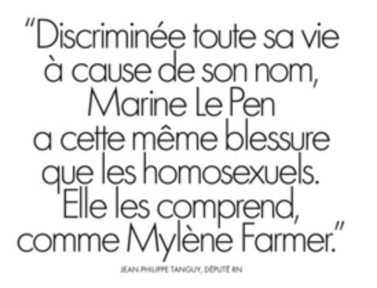 Je vous jure que c’est une vraie déclaration.
D’un député RN. Au magazine ELLE.
Je ne sais même plus par où commencer tellement c’est gros
