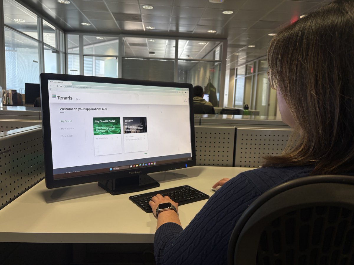 Tenaris's tweet image. We’re introducing the Client Hub, a new online portal that brings our digital solutions together in one platform. READ THE STORY: na2.hubs.ly/H02mrz20

#Tenaris #Innovation #ClientHub #RigDirectPortal #WISer