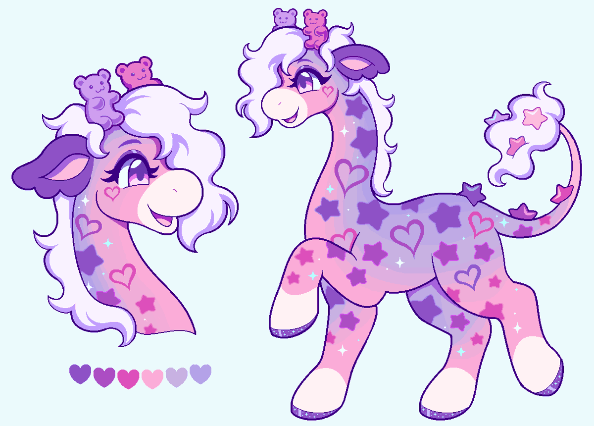 Gummy Bear Giraffe💜🩷