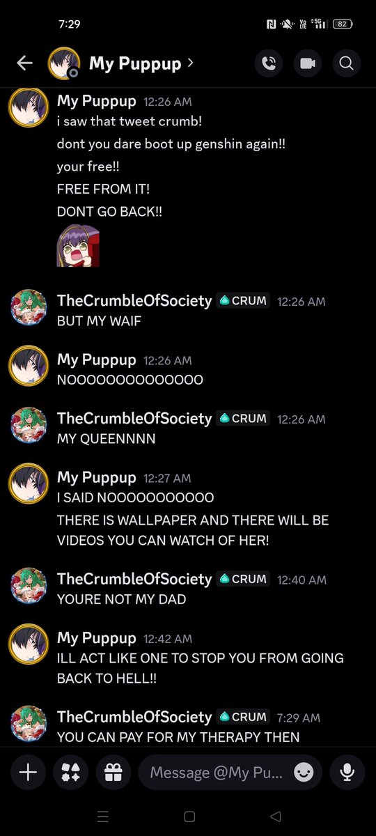 LordCrumble's tweet image. Get you a friend like @projectkatio.