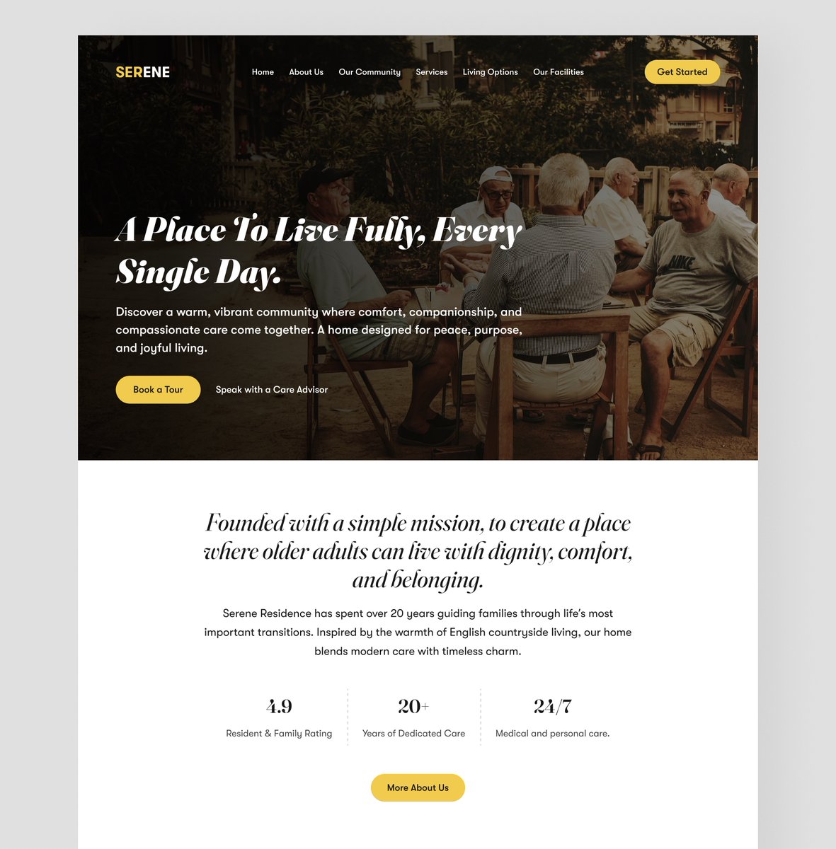 Olayioye_Favour's tweet image. Another day of showing what I can do, I designed a retirement home landing page. 

What feature do you think could improve the experience?

#UIUX #UIDesign #WebDesign #UserExperience #Website #WebsiteDesign #Productdesign