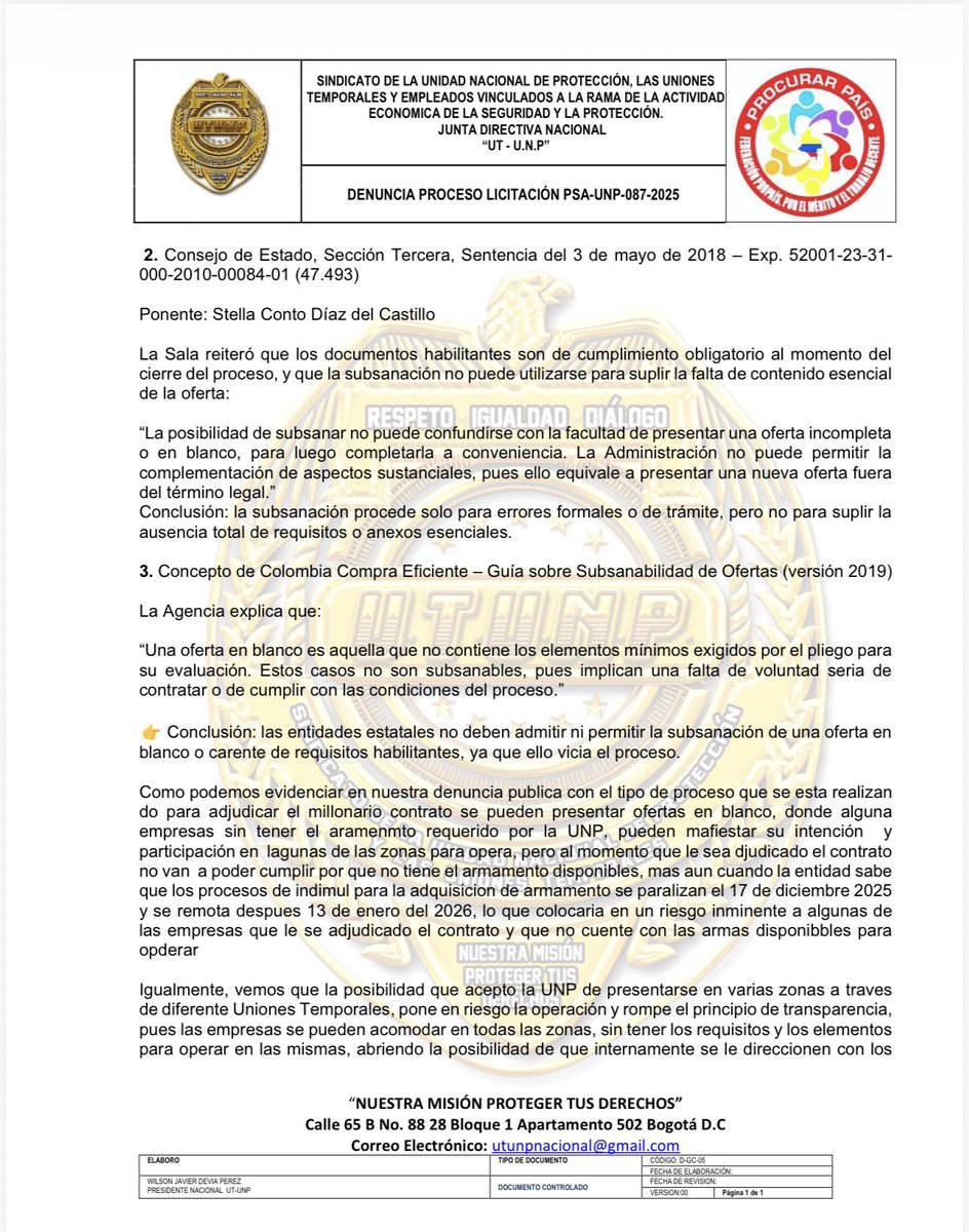 UT UNP URABA tweet media