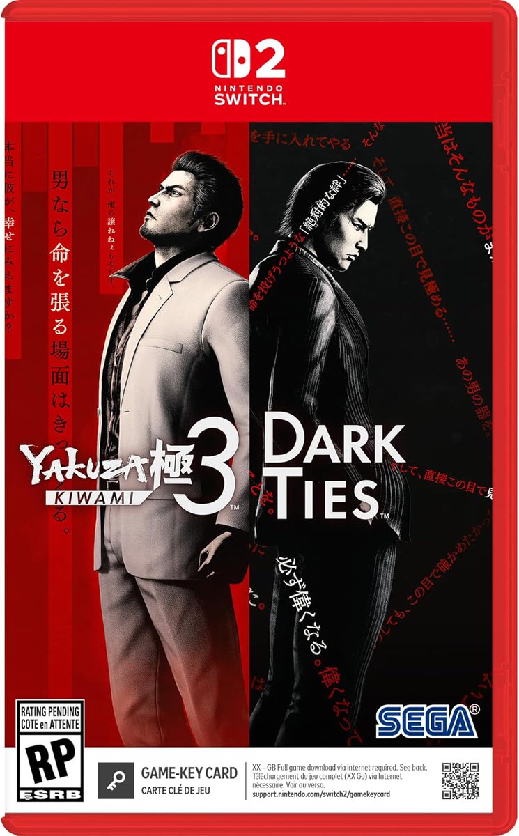 atomix's tweet image. Ya está disponible la preventa de Yakuza Kiwami 3 &amp;amp; Dark Ties.

PlayStation 5: amzn.to/4oBudDH

Xbox Series X: amzn.to/3K8xtso

Nintendo Switch 2: amzn.to/4rBIDq8