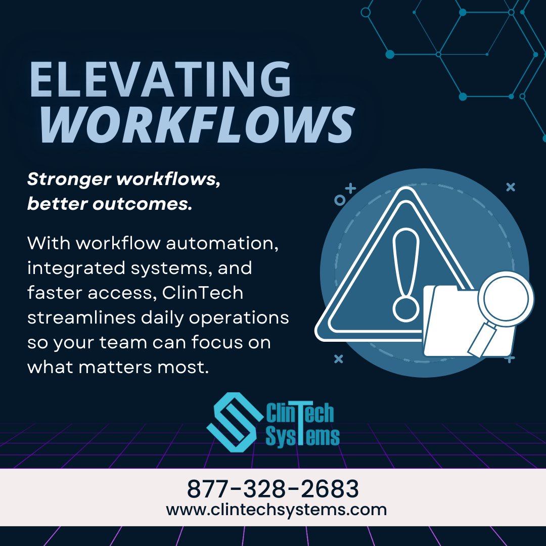 ClintechSystems's tweet image. Efficiency That Elevates Care

Stronger workflows mean better outcomes.

✔ Workflow Automation
✔ Integrated Systems
✔ Faster Access

📞 877-328-2683
✉ info@clintechsystems.com
🌐 clintechsystems.com

#WorkflowOptimization #HealthcareIT #ClinTechSystems