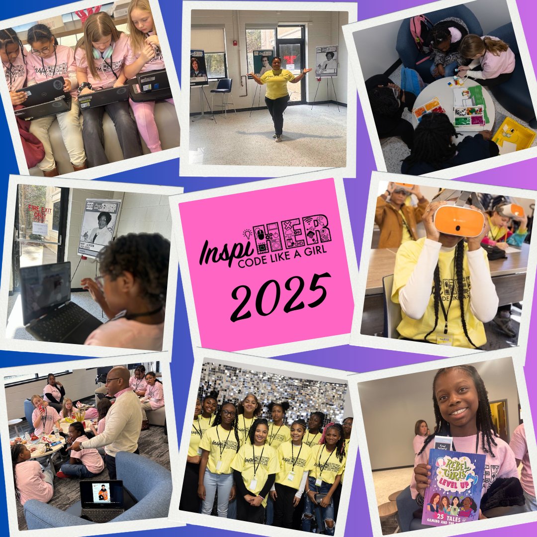 shebriej's tweet image. Instructional Technology and Media Services hosted the 10th annual InspiHER: Code Like a Girl Conference, and it was such a blast! Over 260 NCS young ladies explored drones, robotics, AI, and hands-on sessions! #engagement #exposure #experiences #3E #NCSAchieves