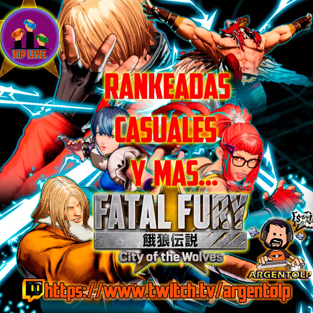 💥FATAL FURY: COTW💥
          🚨EN VIVO🚨
twitch.tv/argentolp
