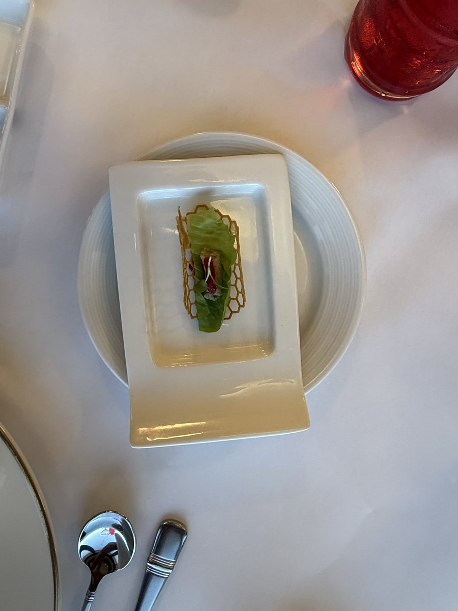 It's student day at UHMC fine dining restaurant-Lei's Family Class Act.  Here's the amuse bouche.