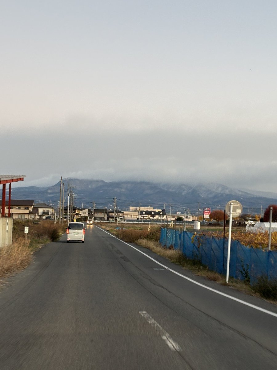 今朝の赤城山🏔´-