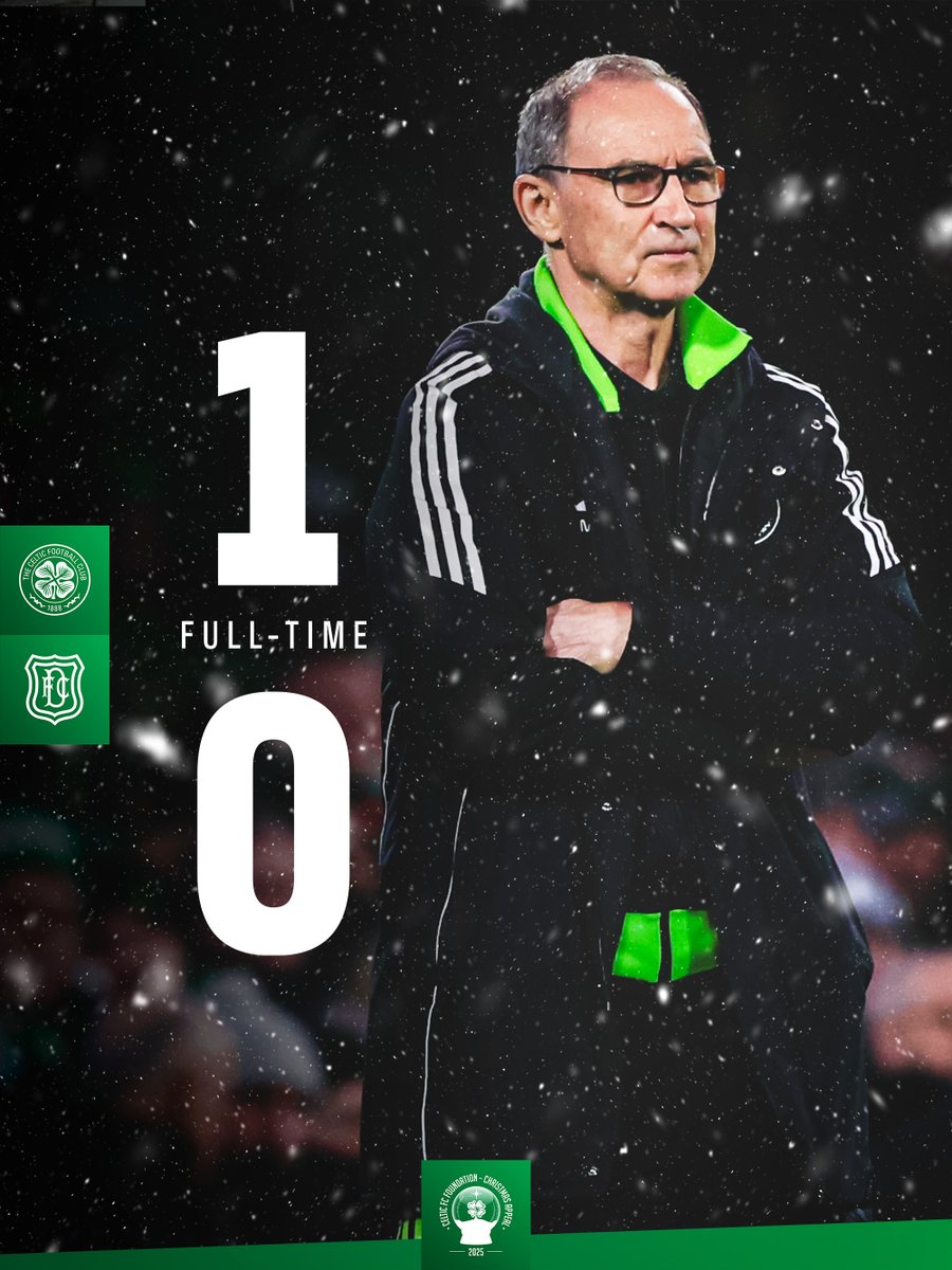 A final win for Martin! 💚

#CELDUN | #CelticFC🍀