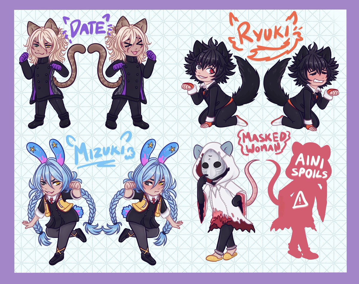 hihi!! i made keychains!! check them out :33
acggoods.com/store/nyanalog…