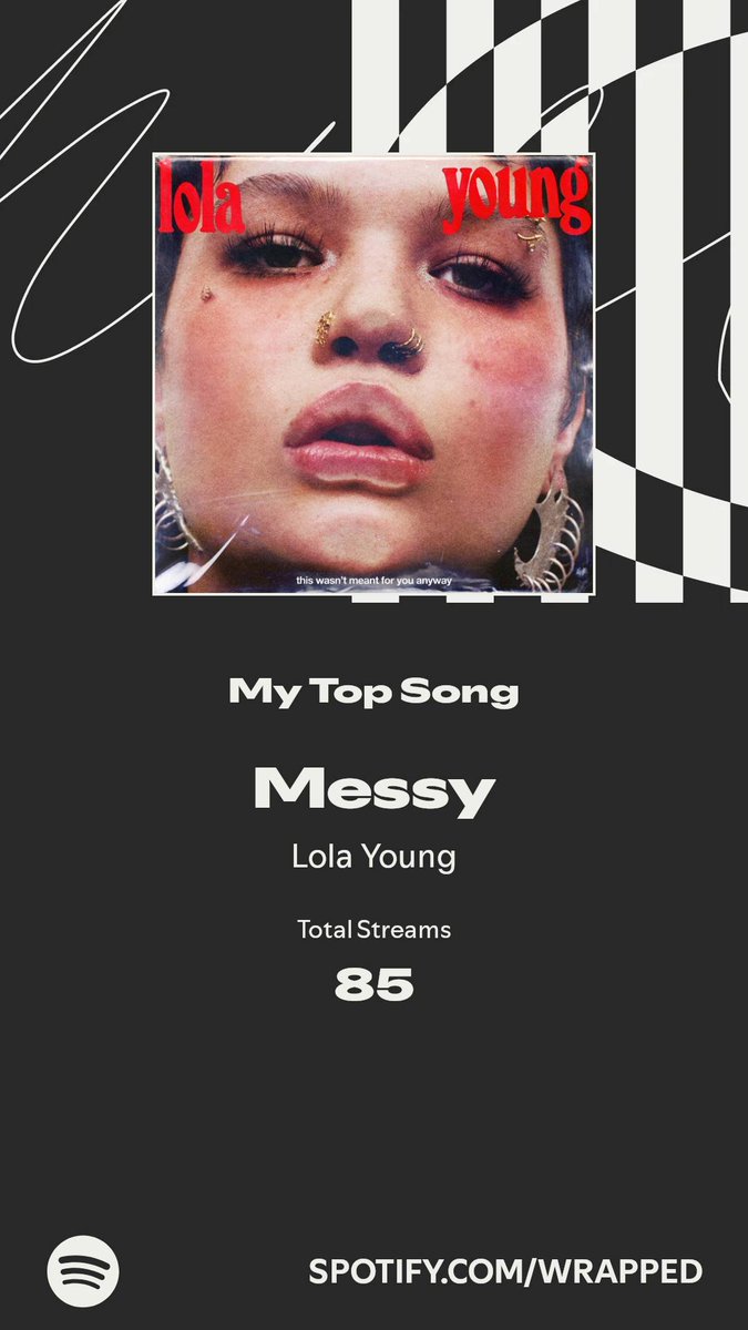 gingerchickyep's tweet photo. Messy took my top spot this year. More in my #SpotifyWrapped 
https://t.co/ptCApXWQdR https://t.co/0fI18jA2zj