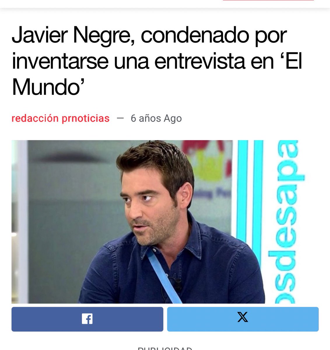eltemagv's tweet image. Trofeo del día: El "poderoso y valiente" Javier Negre resultó ser muy sensible si le recuerdan que es un criminal SENTENCIADO y CONDENADO en su país por difundir noticias falsas y fomentar el odio.

No vayan a compartir este pantallazo con @javiernegre10 o @DerechaDiarioMX 😉