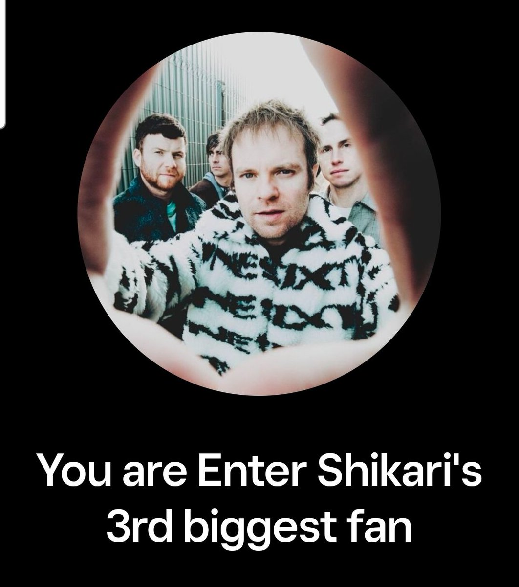 Stringfelloh's tweet photo. @keepitonice I got 597th on Spotify (used between Jan-Apr) and 3rd on Tidal (May-Nov) 😎 https://t.co/VeaKGJ4L8h