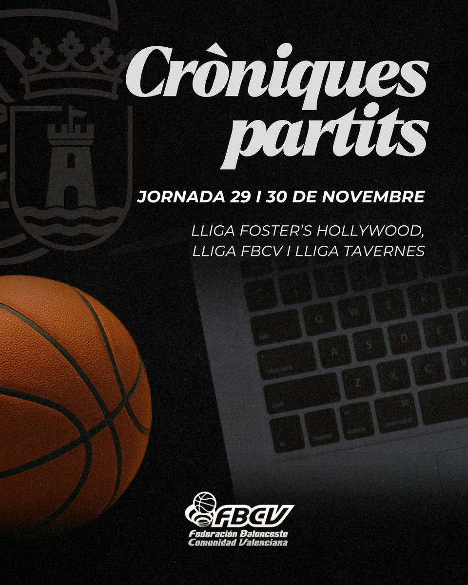 📊 𝐂𝐑𝐎̀𝐍𝐈𝐐𝐔𝐄𝐒 𝐉𝐎𝐑𝐍𝐀𝐃𝐀 𝟐𝟗 𝐈 𝟐𝟎 𝐃𝐄 𝐍𝐎𝐕𝐄𝐌𝐁𝐑𝐄 | 𝐋𝐋𝐈𝐆𝐀 𝐑𝐄𝐆𝐔𝐋𝐀𝐑 𝐈 𝐋𝐋𝐈𝐆𝐀 𝐅𝐎𝐒𝐓𝐄𝐑’𝐒 𝐇𝐎𝐋𝐋𝐘𝐖𝐎𝐎𝐃  📊

👉🏽 Ja disponibles al nostre Facebook i a la pàgina web! 📲